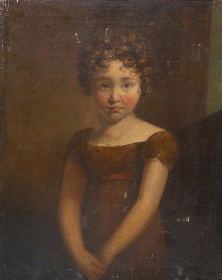 Wikioo.org - The Encyclopedia of Fine Arts - Painting, Artwork by William Brockedon - Miss Louisa Champernowne (b.1809)