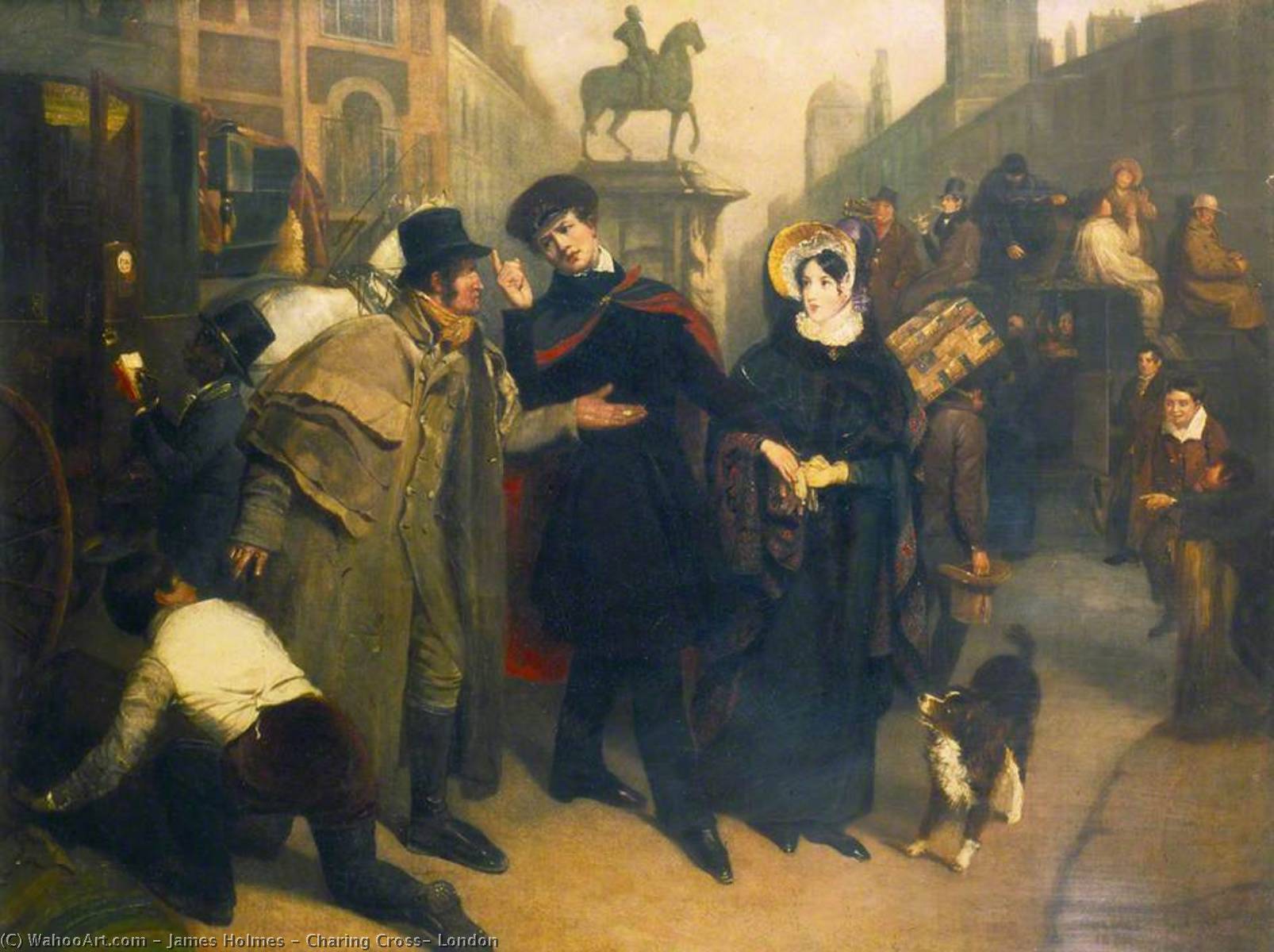 Wikioo.org - The Encyclopedia of Fine Arts - Painting, Artwork by James Holmes - Charing Cross, London