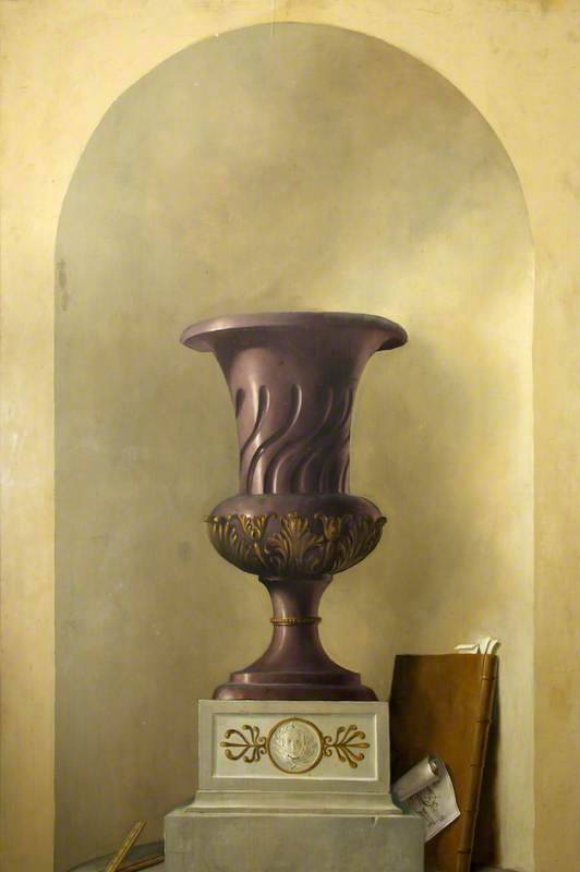 Wikioo.org - The Encyclopedia of Fine Arts - Painting, Artwork by Martin Battersby - Trompe l'oeil (Urn)
