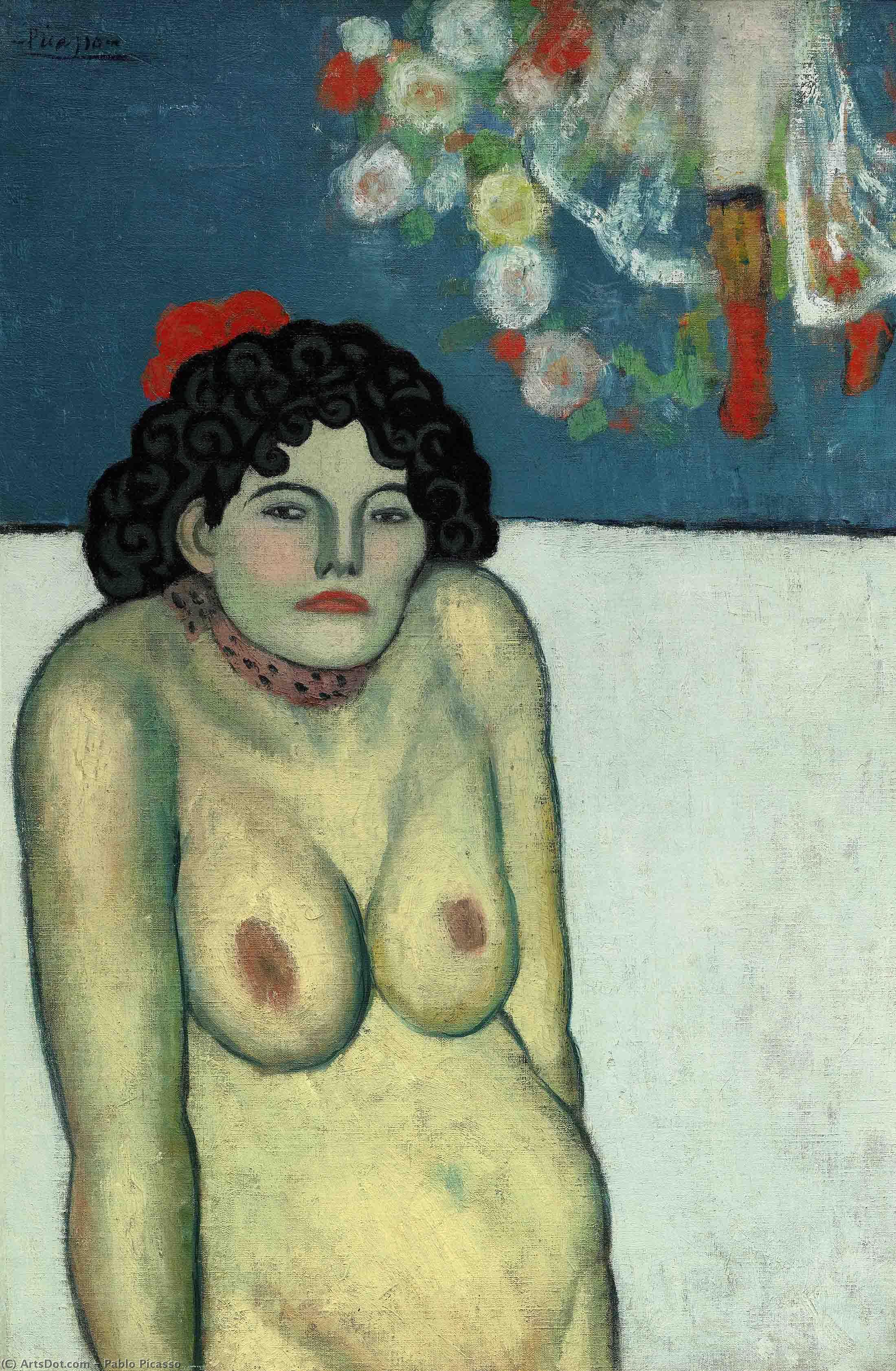 Wikioo.org - The Encyclopedia of Fine Arts - Painting, Artwork by Pablo Picasso - La Gommeuse