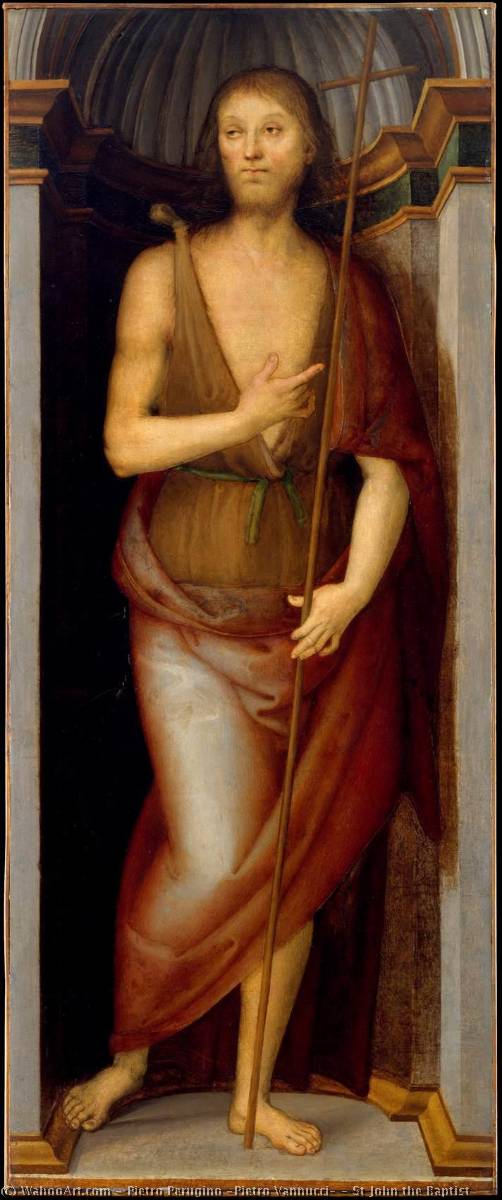 Wikioo.org - The Encyclopedia of Fine Arts - Painting, Artwork by Pietro Perugino (Pietro Vannucci) - St John the Baptist