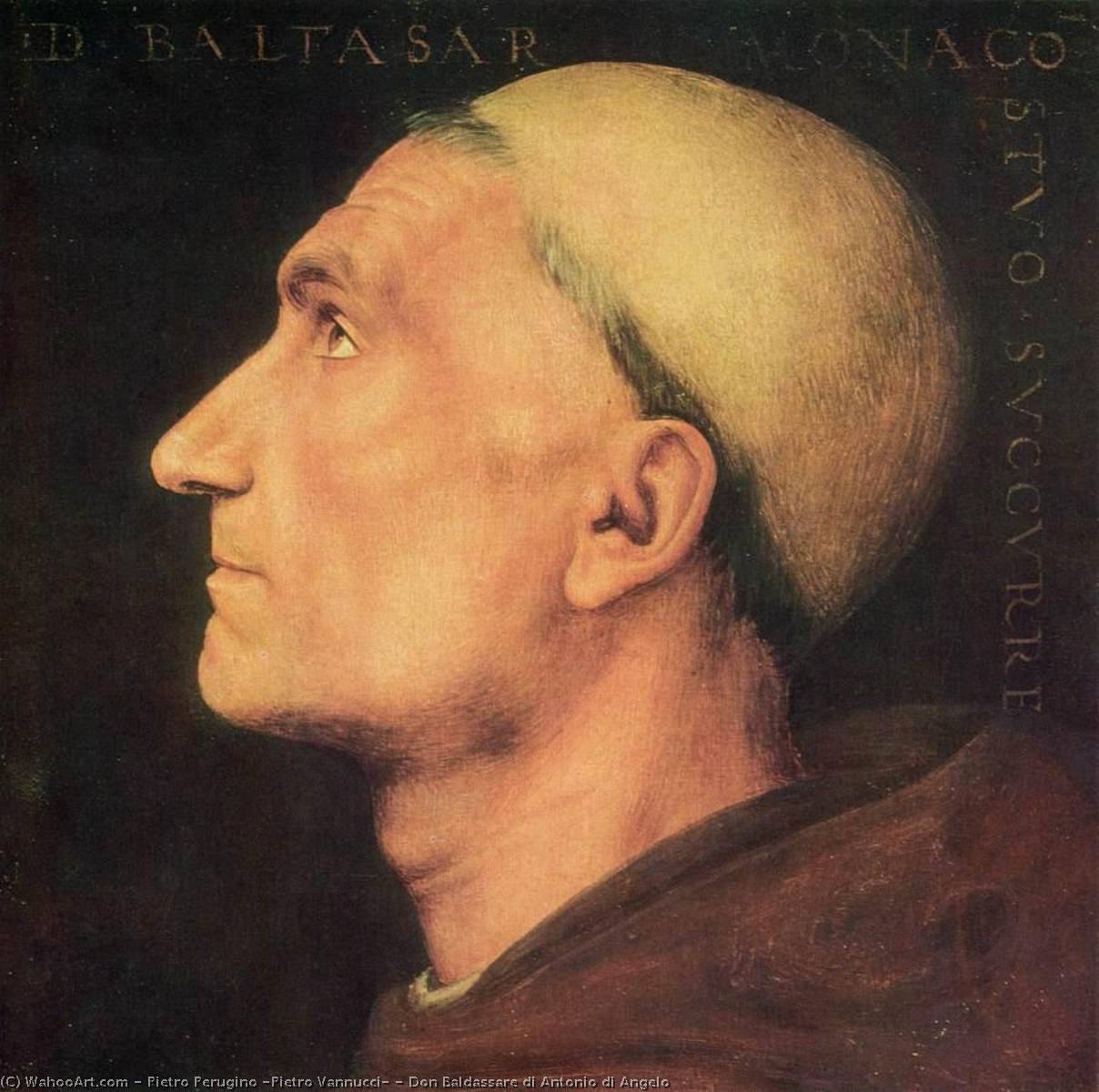 Wikioo.org - สารานุกรมวิจิตรศิลป์ - จิตรกรรม Pietro Perugino (Pietro Vannucci) - Don Baldassare di Antonio di Angelo