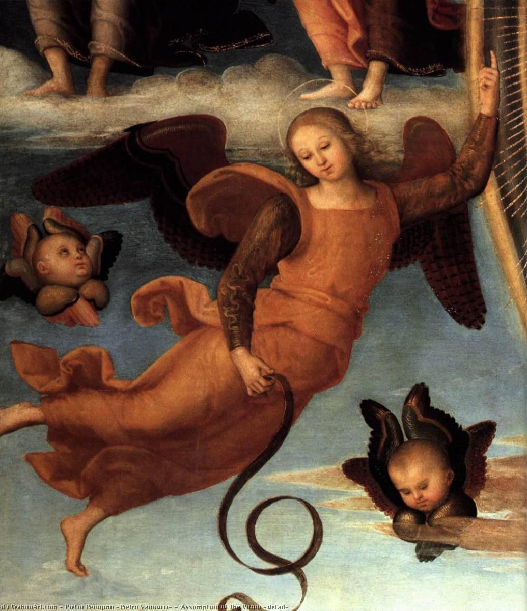 Wikioo.org – L'Enciclopedia delle Belle Arti - Pittura, Opere di Pietro Perugino (Pietro Vannucci) - Assunzione della Vergine particolare