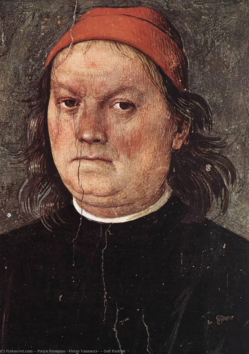 WikiOO.org – 美術百科全書 - 繪畫，作品 Pietro Perugino (Pietro Vannucci) - 自画像