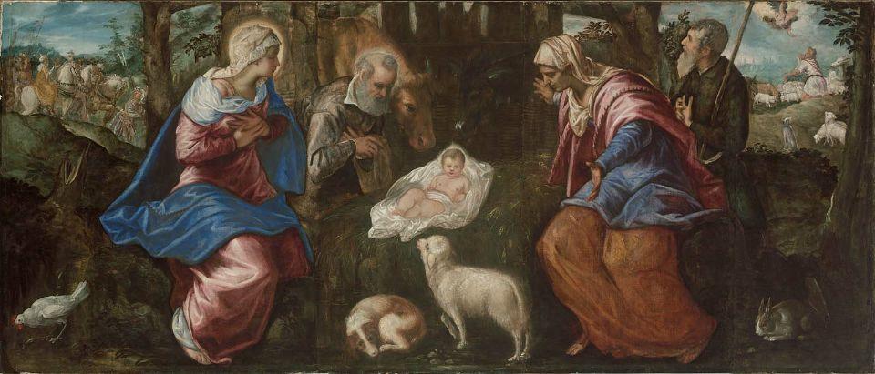 Wikioo.org - The Encyclopedia of Fine Arts - Painting, Artwork by Jacopo Tintoretto - The Nativity