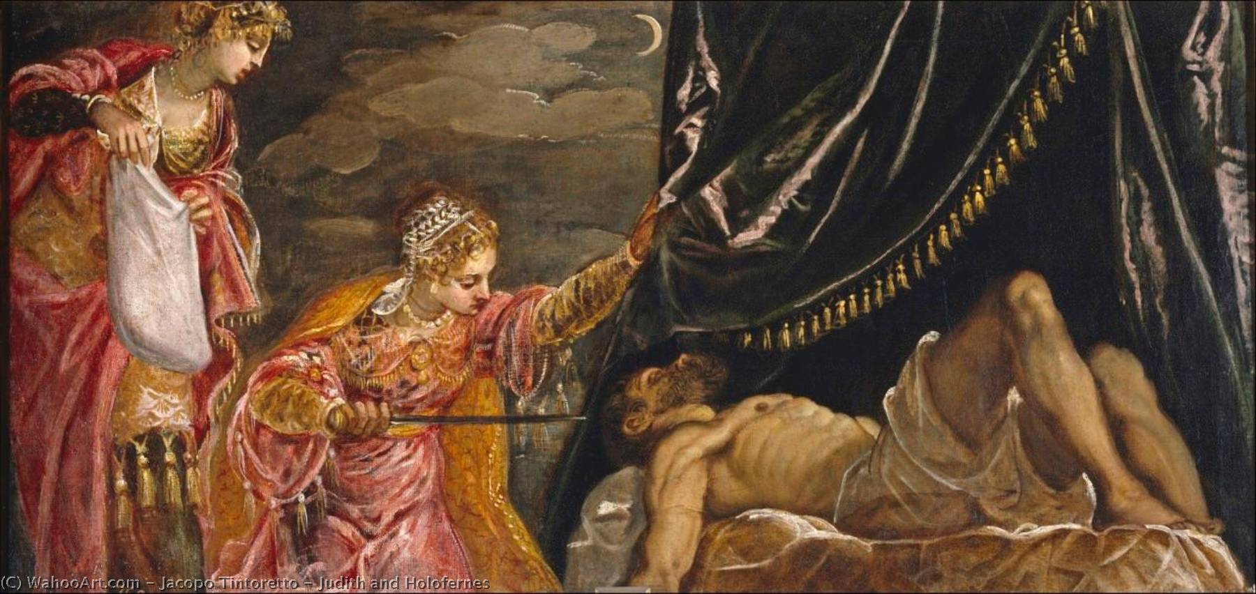 Wikioo.org - The Encyclopedia of Fine Arts - Painting, Artwork by Jacopo Tintoretto - Judith and Holofernes