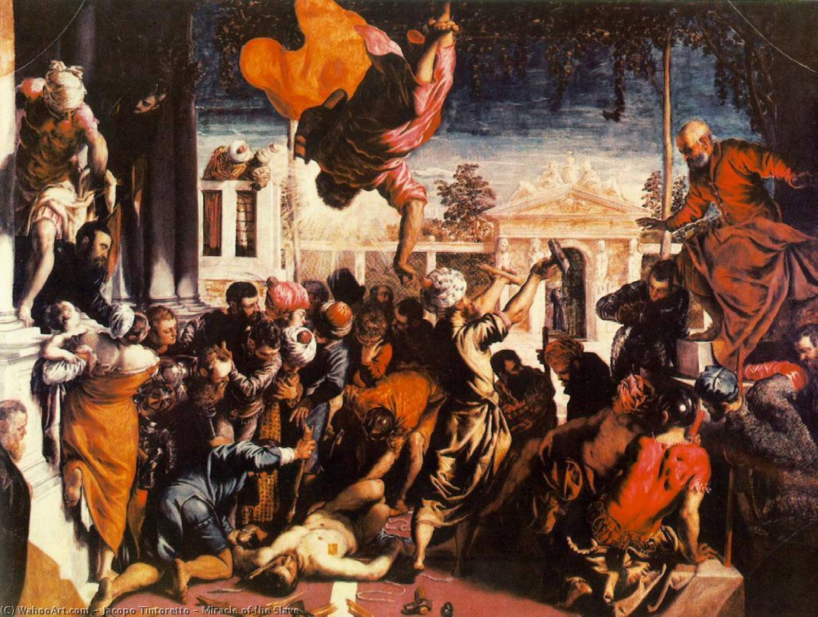 WikiOO.org - Enciclopédia das Belas Artes - Pintura, Arte por Jacopo Tintoretto - Miracle of the Slave