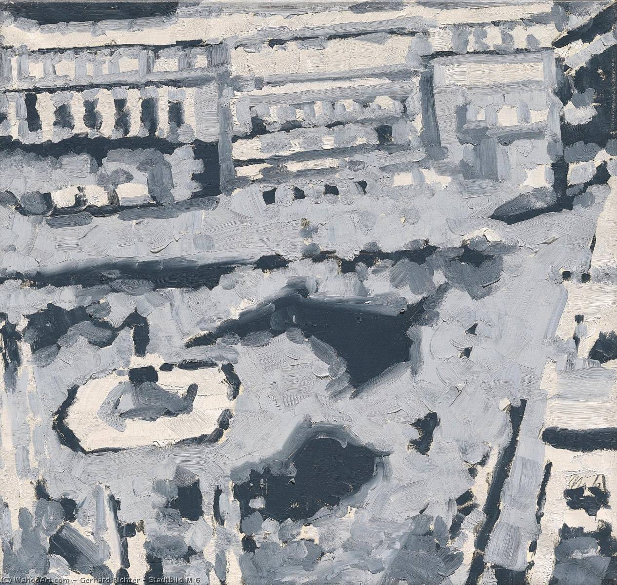 WikiOO.org - 百科事典 - 絵画、アートワーク Gerhard Richter - シュタットビルド メートル  6