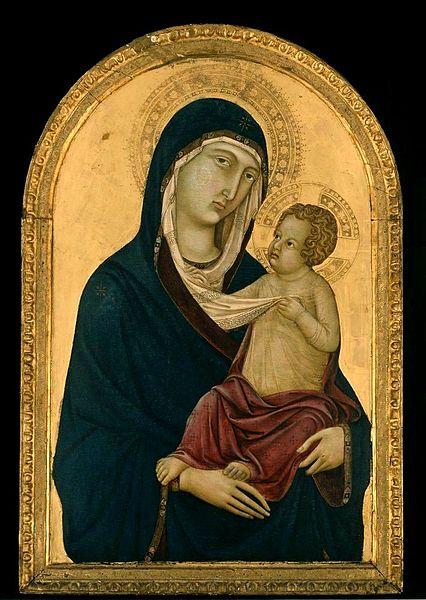 WikiOO.org - Encyclopedia of Fine Arts - Maalaus, taideteos Ugolino Di Nerio - Madonna with Child