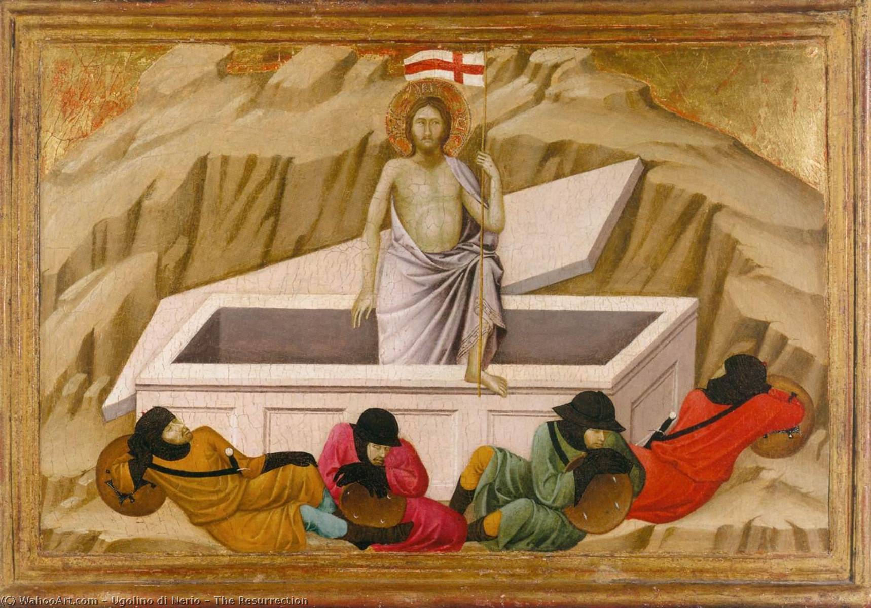 Wikioo.org - The Encyclopedia of Fine Arts - Painting, Artwork by Ugolino Di Nerio - The Resurrection