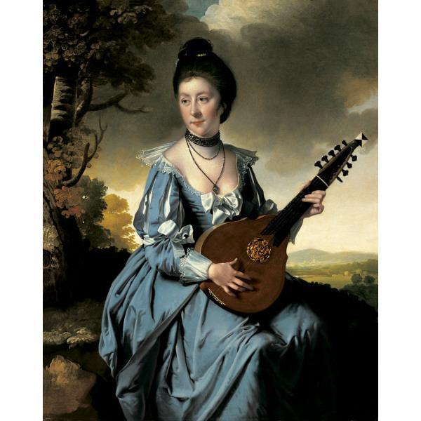 Wikioo.org - The Encyclopedia of Fine Arts - Painting, Artwork by Joseph Wright Of Derby - Mrs Robert Gwillym