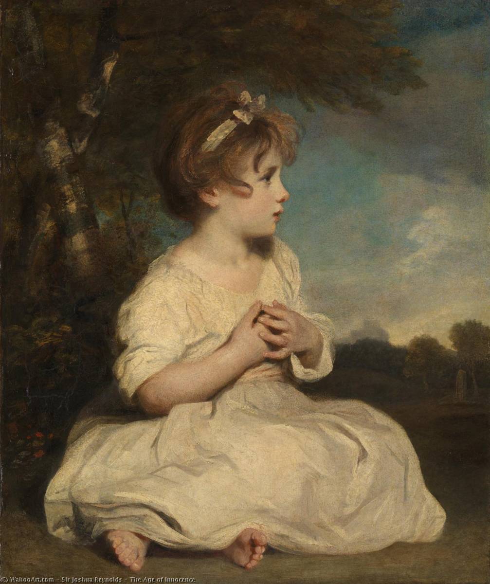 Wikioo.org - The Encyclopedia of Fine Arts - Painting, Artwork by Joshua Reynolds - The Age of Innocence