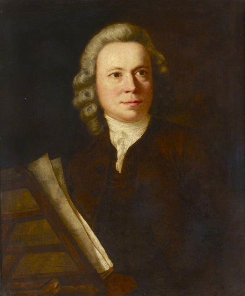 Wikioo.org - The Encyclopedia of Fine Arts - Painting, Artwork by Joshua Reynolds - Called 'Johann Christoph Pepusch (1667–1752)'