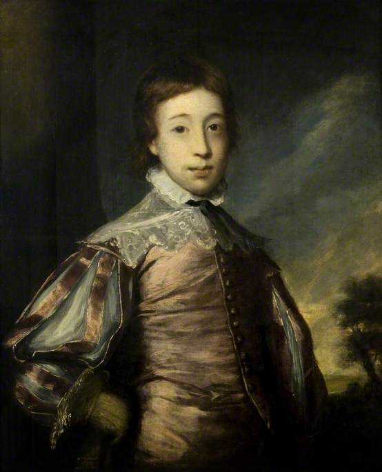 Wikioo.org - The Encyclopedia of Fine Arts - Painting, Artwork by Joshua Reynolds - A Boy in Van Dyck Dress