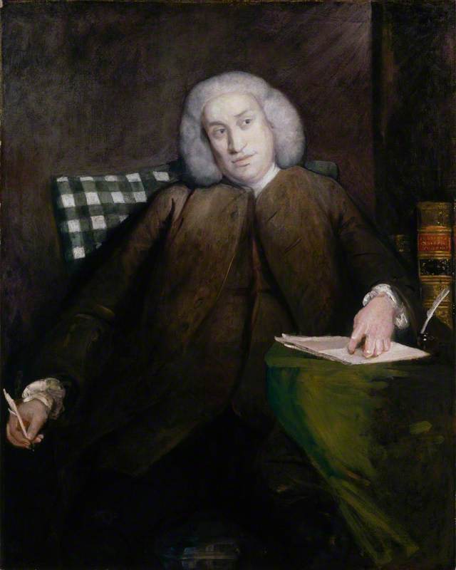 Wikioo.org - The Encyclopedia of Fine Arts - Painting, Artwork by Joshua Reynolds - Samuel Johnson