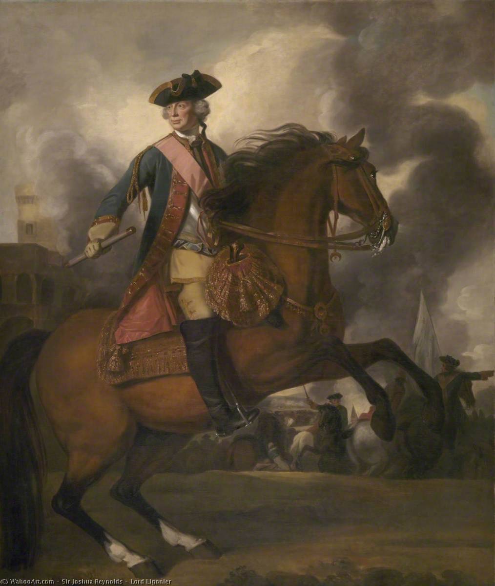 Wikioo.org - สารานุกรมวิจิตรศิลป์ - จิตรกรรม Joshua Reynolds - Lord Ligonier
