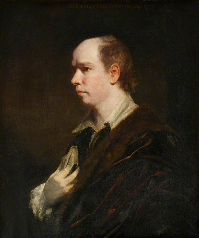 Wikioo.org - The Encyclopedia of Fine Arts - Painting, Artwork by Joshua Reynolds - Oliver Goldsmith (1728–1774)