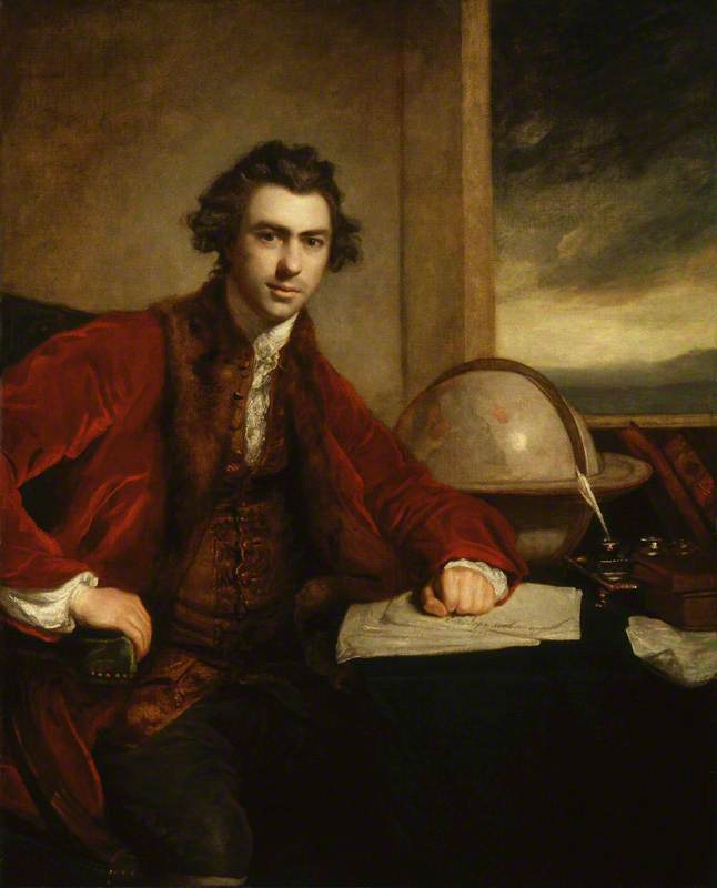 Wikioo.org - The Encyclopedia of Fine Arts - Painting, Artwork by Joshua Reynolds - Sir Joseph Banks, Bt