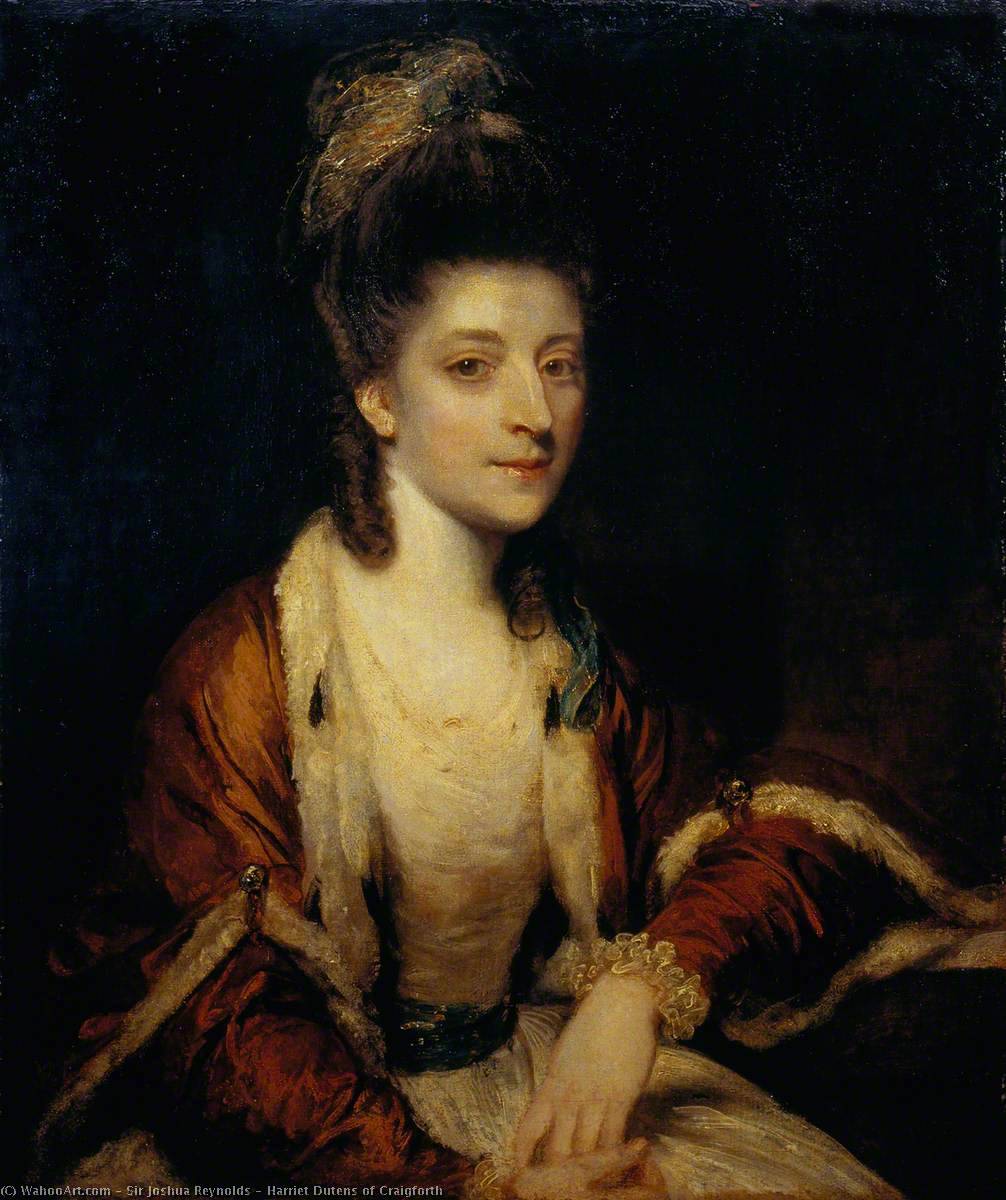 Wikioo.org - The Encyclopedia of Fine Arts - Painting, Artwork by Joshua Reynolds - Harriet Dutens of Craigforth