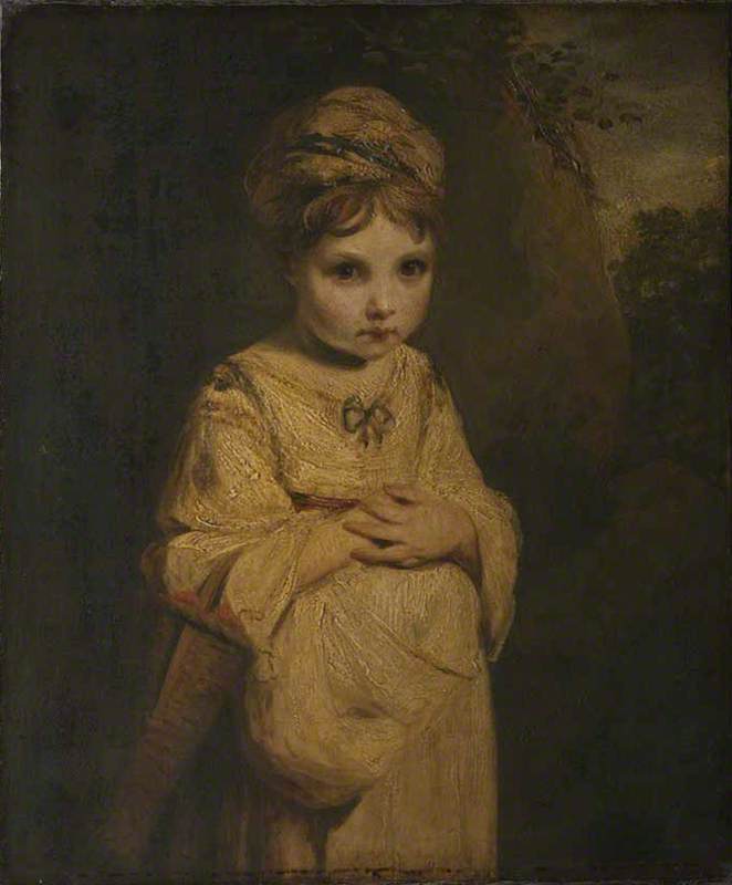 WikiOO.org - Enciclopedia of Fine Arts - Pictura, lucrări de artă Joshua Reynolds - The Strawberry Girl