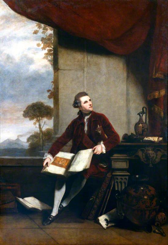Wikioo.org - The Encyclopedia of Fine Arts - Painting, Artwork by Joshua Reynolds - Sir William Hamilton