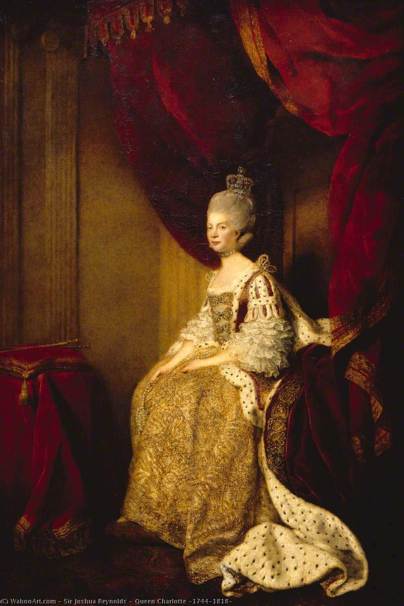 Wikioo.org - The Encyclopedia of Fine Arts - Painting, Artwork by Joshua Reynolds - Queen Charlotte (1744–1818)