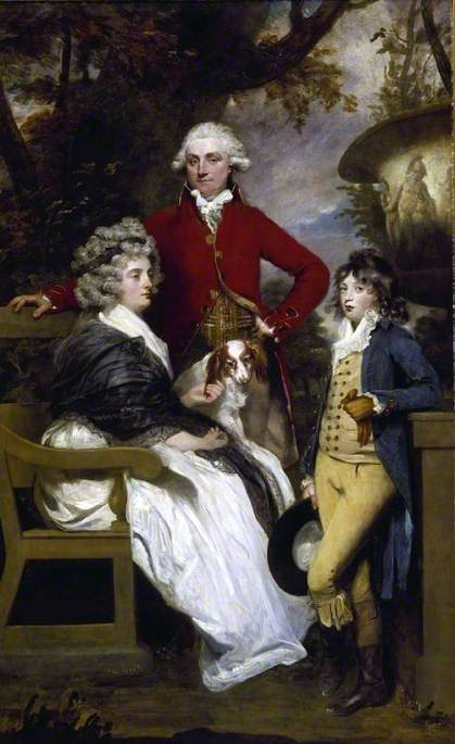 Wikioo.org - The Encyclopedia of Fine Arts - Painting, Artwork by Joshua Reynolds - The Braddyll Family