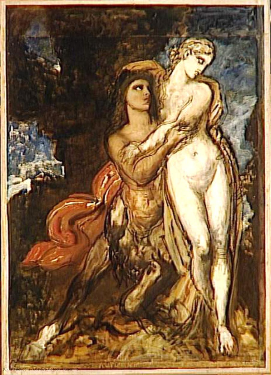 Wikioo.org - The Encyclopedia of Fine Arts - Painting, Artwork by Gustave Moreau - Automne