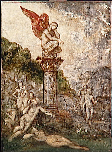 Wikioo.org - The Encyclopedia of Fine Arts - Painting, Artwork by Gustave Moreau - Démon tentateur