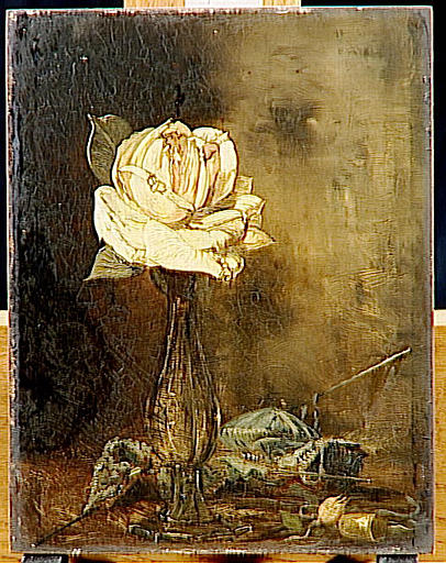 Wikioo.org – L'Encyclopédie des Beaux Arts - Peinture, Oeuvre de Gustave Moreau - Rose la
