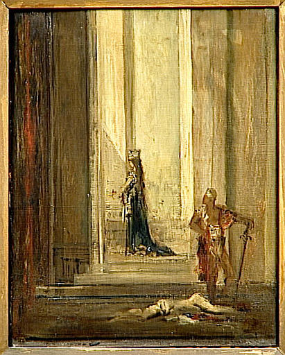 Wikioo.org - The Encyclopedia of Fine Arts - Painting, Artwork by Gustave Moreau - Décollation de Jean Baptiste
