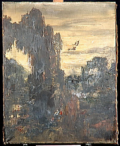 Wikioo.org - The Encyclopedia of Fine Arts - Painting, Artwork by Gustave Moreau - Chimères