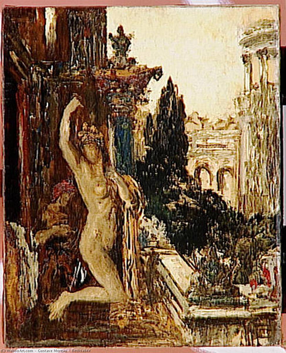 Wikioo.org - The Encyclopedia of Fine Arts - Painting, Artwork by Gustave Moreau - Bethsabée