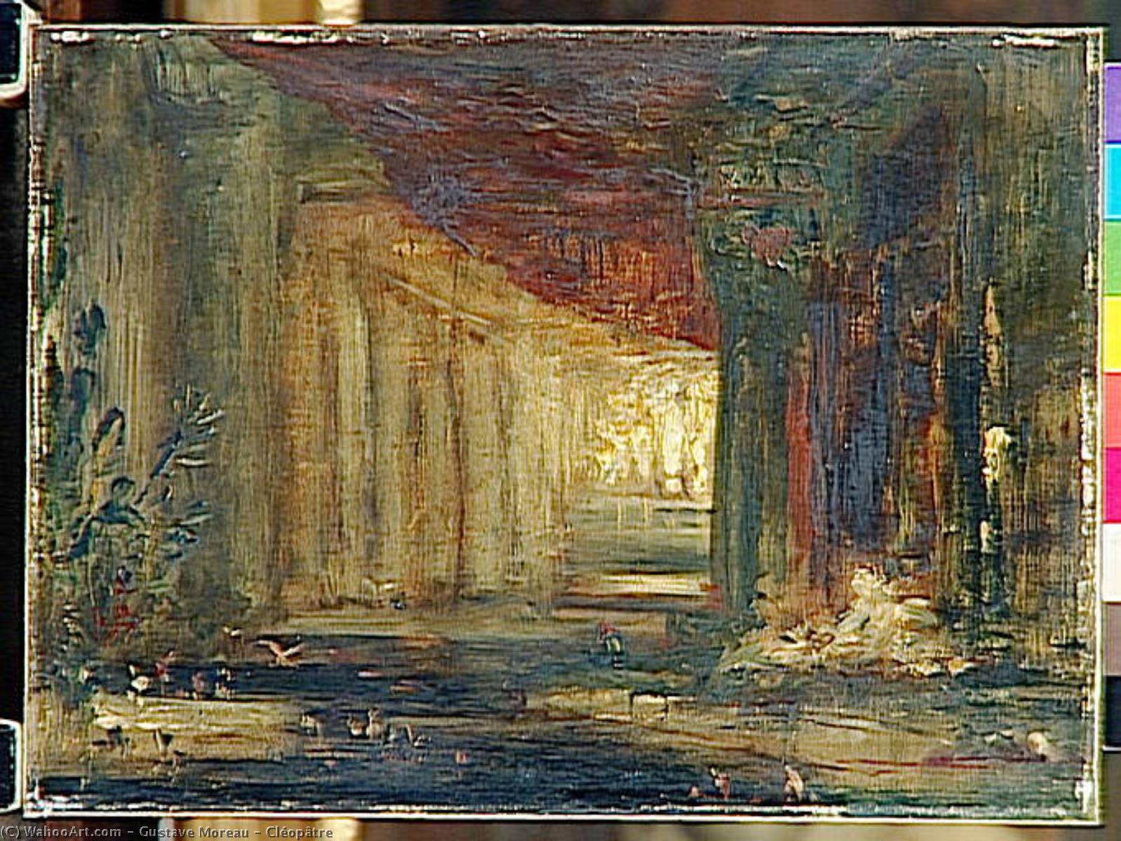 Wikioo.org - The Encyclopedia of Fine Arts - Painting, Artwork by Gustave Moreau - Cléopâtre