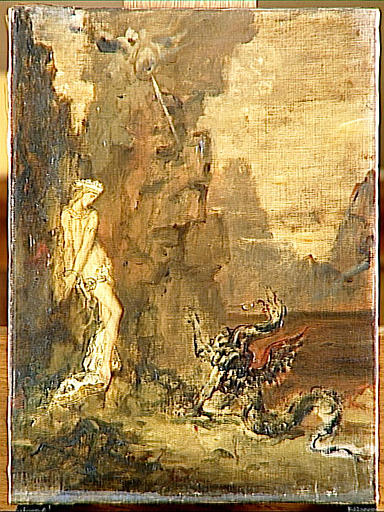 Wikioo.org - The Encyclopedia of Fine Arts - Painting, Artwork by Gustave Moreau - Andromède