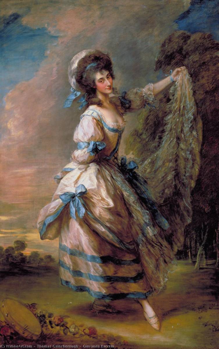 Wikioo.org - The Encyclopedia of Fine Arts - Painting, Artwork by Thomas Gainsborough - Giovanna Baccelli
