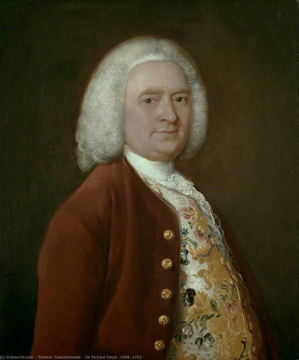 Wikioo.org - The Encyclopedia of Fine Arts - Painting, Artwork by Thomas Gainsborough - Sir Richard Lloyd (1696–1761)