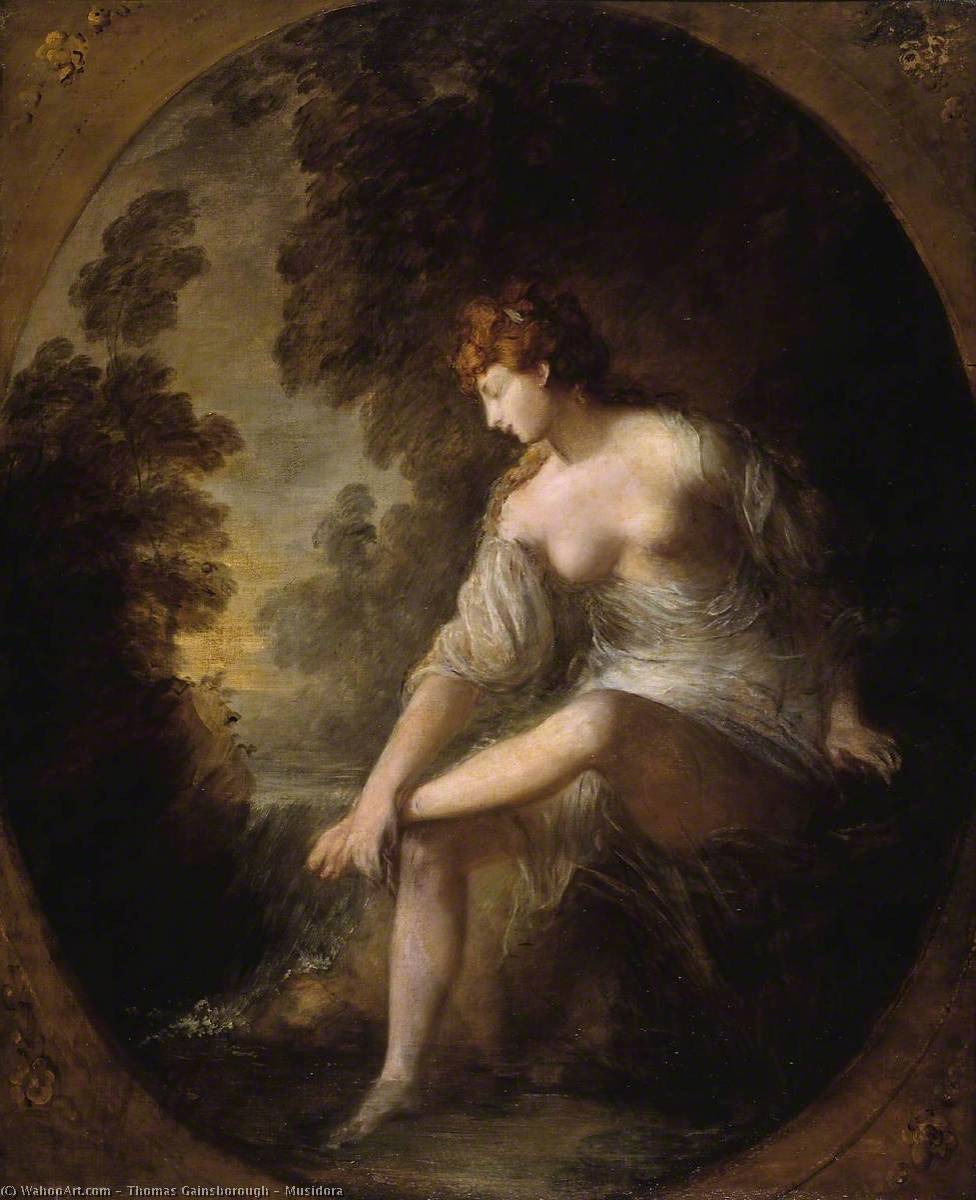 Wikioo.org - The Encyclopedia of Fine Arts - Painting, Artwork by Thomas Gainsborough - Musidora