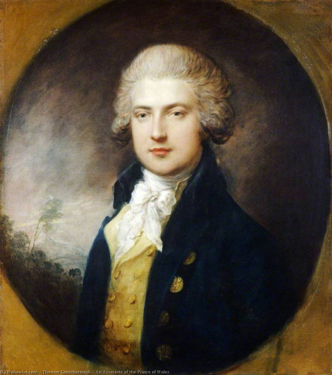 Wikioo.org - The Encyclopedia of Fine Arts - Painting, Artwork by Thomas Gainsborough - An Associate of the Prince of Wales