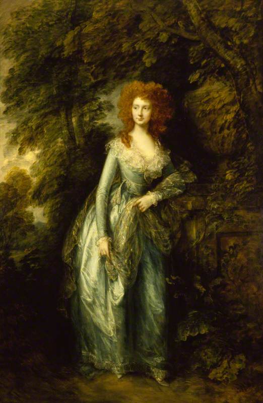 Wikioo.org - The Encyclopedia of Fine Arts - Painting, Artwork by Thomas Gainsborough - Portrait of a Lady with Red Hair (miscalled 'Lady Mary Bruce, 1740–1796, Duchess of Richmond' but possibly Elizabeth White, 1751–1824, Mrs Hartley)
