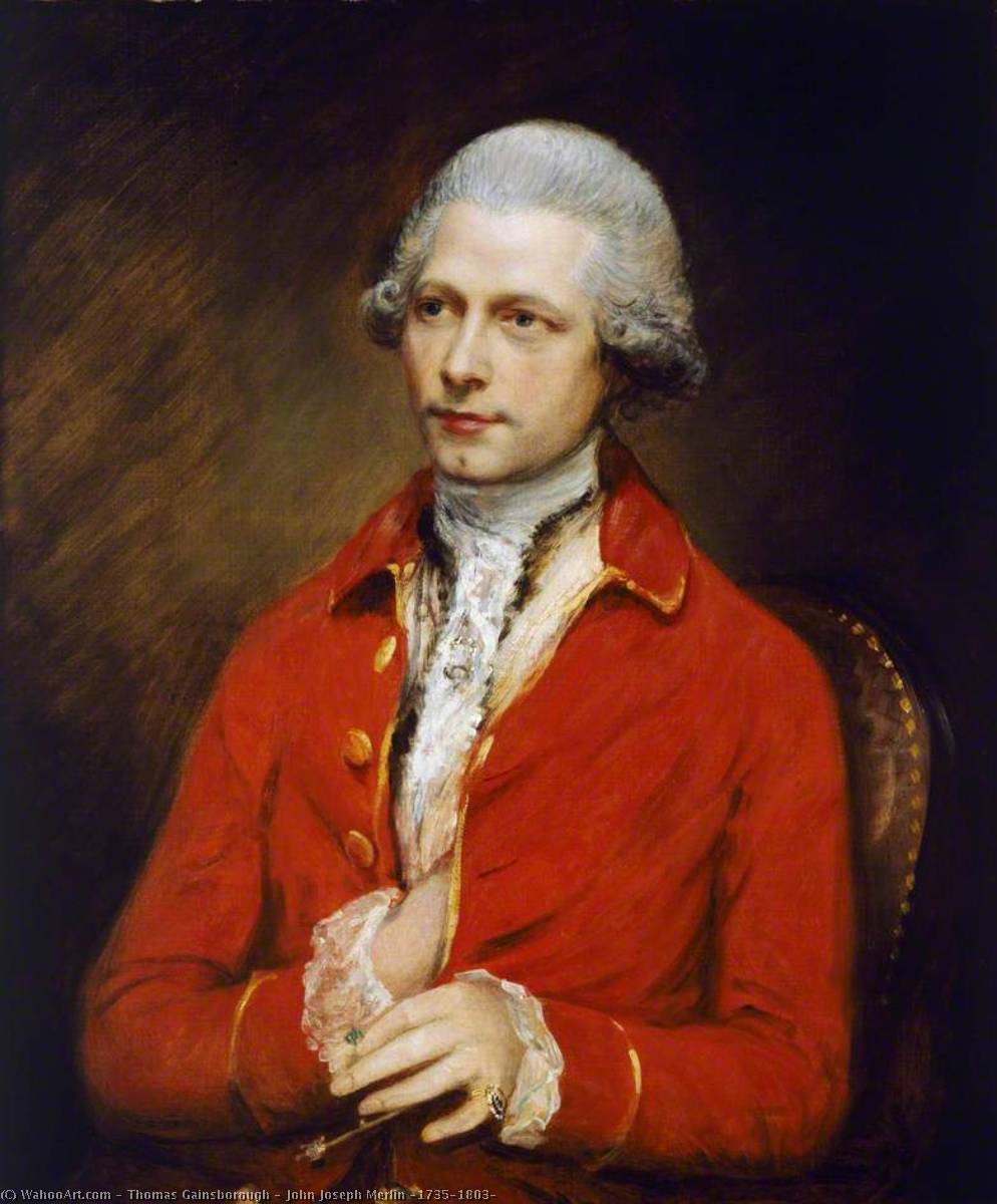 Wikioo.org - The Encyclopedia of Fine Arts - Painting, Artwork by Thomas Gainsborough - John Joseph Merlin (1735–1803)