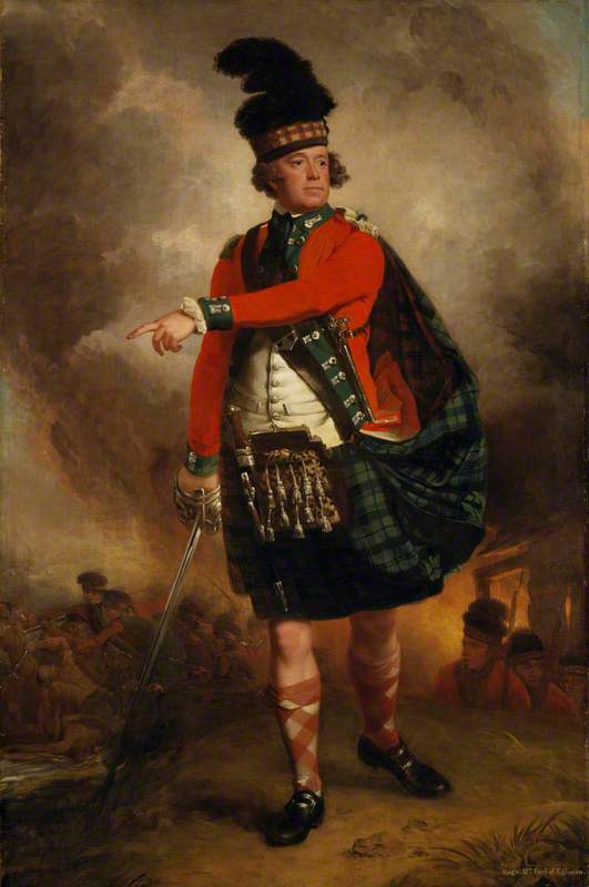 WikiOO.org - Енциклопедия за изящни изкуства - Живопис, Произведения на изкуството John Singleton Copley - Hugh Montgomerie (1739–1819), 12th Earl of Eglinton, Soldier Lord Lieutenant of Ayrshire