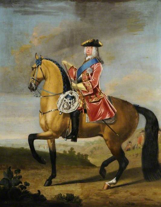 Wikioo.org – L'Enciclopedia delle Belle Arti - Pittura, Opere di John Singleton Copley - Giorgio II ( 1683–1760 ) ( dopo david morier )