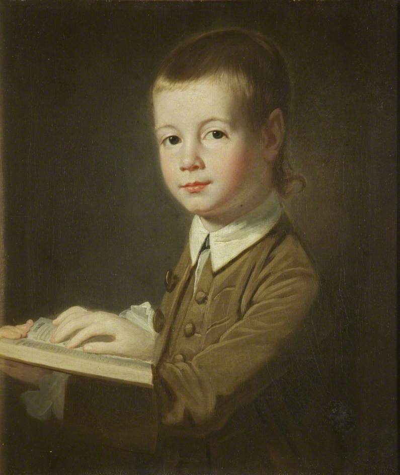 Wikioo.org - The Encyclopedia of Fine Arts - Painting, Artwork by George Romney - Portrait of a Boy (probably James Collingwood)