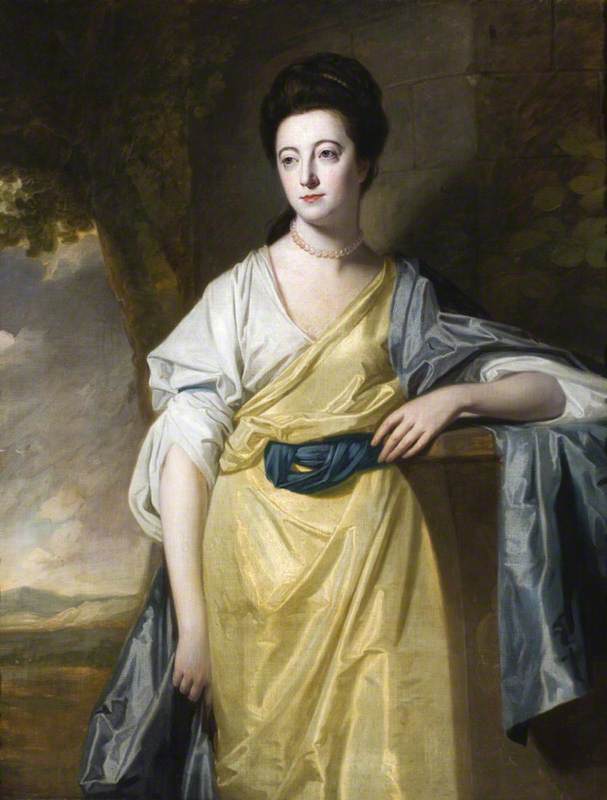 WikiOO.org - Encyclopedia of Fine Arts - Maľba, Artwork George Romney - Mary Bold (1740–1824), Mrs Thomas Hunt III