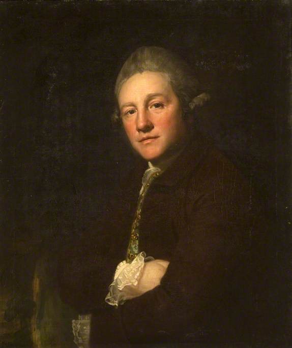 Wikioo.org - The Encyclopedia of Fine Arts - Painting, Artwork by George Romney - Thomas Rackett the Elder (c.1725–1799)