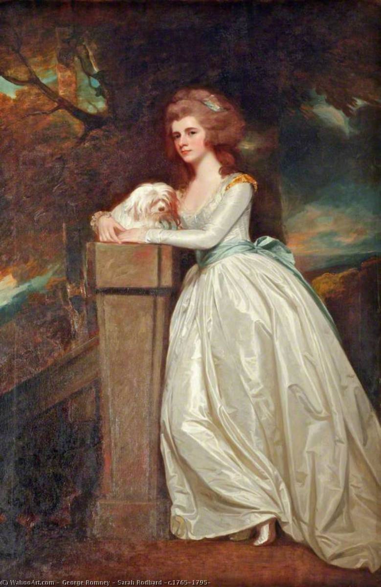 Wikioo.org - The Encyclopedia of Fine Arts - Painting, Artwork by George Romney - Sarah Rodbard (c.1765–1795)