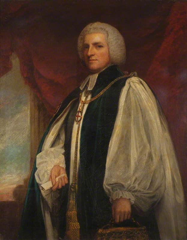 Wikioo.org - The Encyclopedia of Fine Arts - Painting, Artwork by George Romney - Shute Barrington, Bishop of Durham