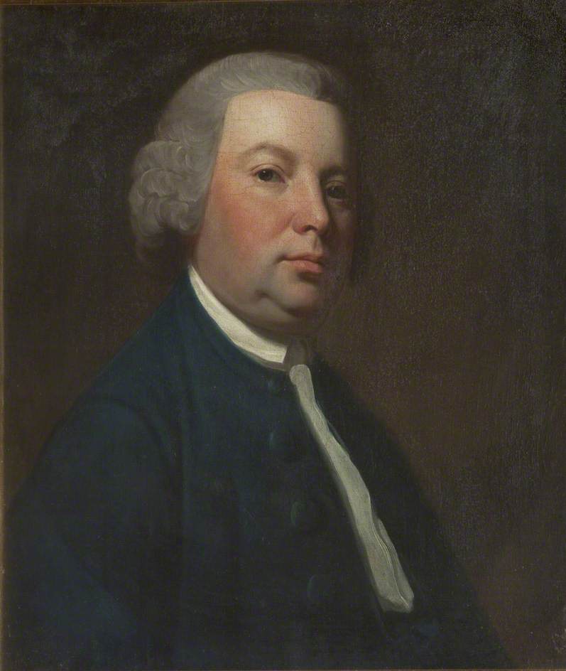 Wikioo.org - The Encyclopedia of Fine Arts - Painting, Artwork by George Romney - Reverend Oliver Marton, Vicar of Lancaster (1767–1794)