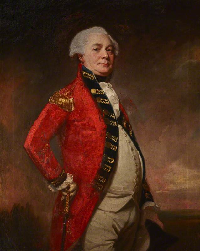 Wikioo.org - The Encyclopedia of Fine Arts - Painting, Artwork by George Romney - Brigadier General Lawrence Nilson (1734–1811)
